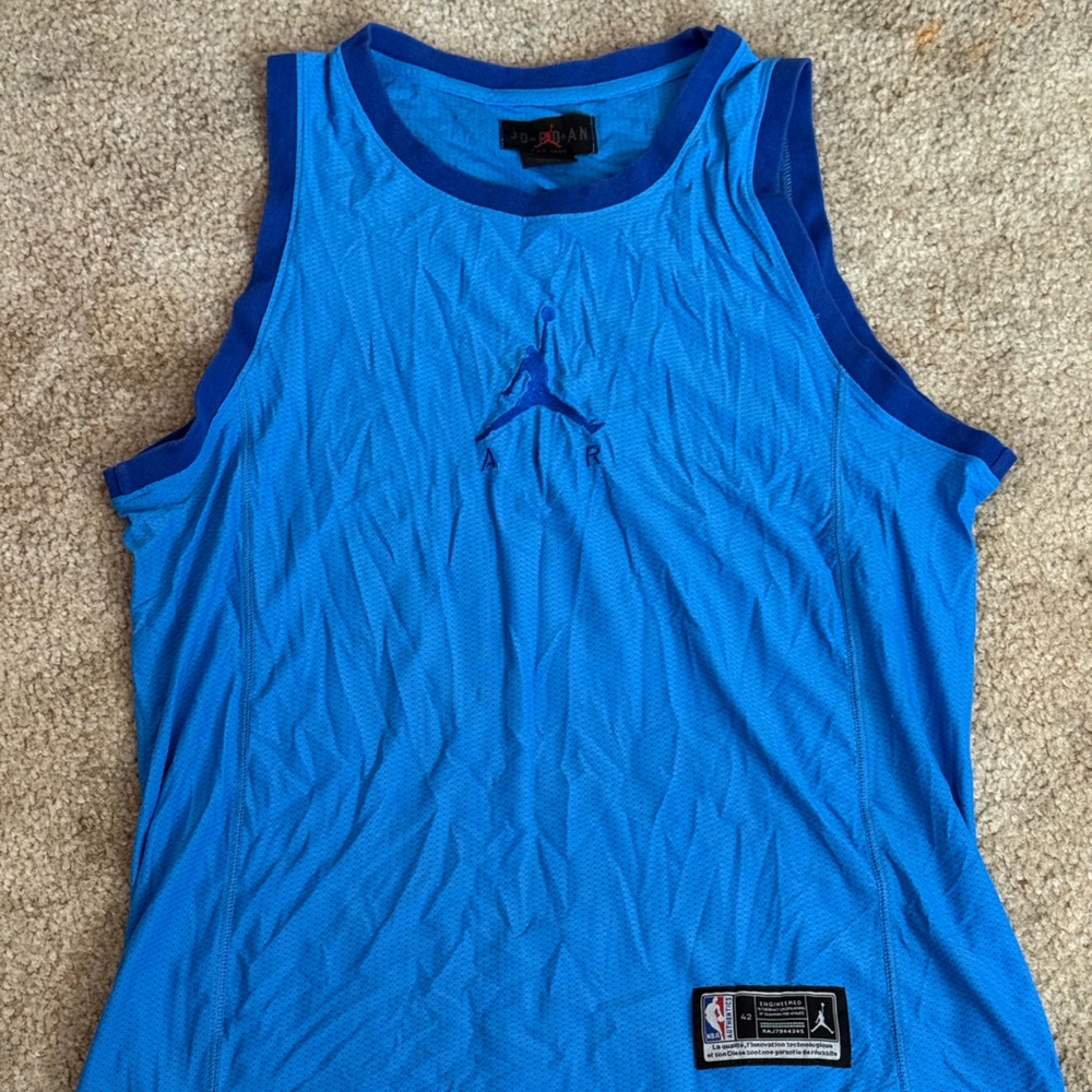 Jordan Light Blue Perforated Jersey